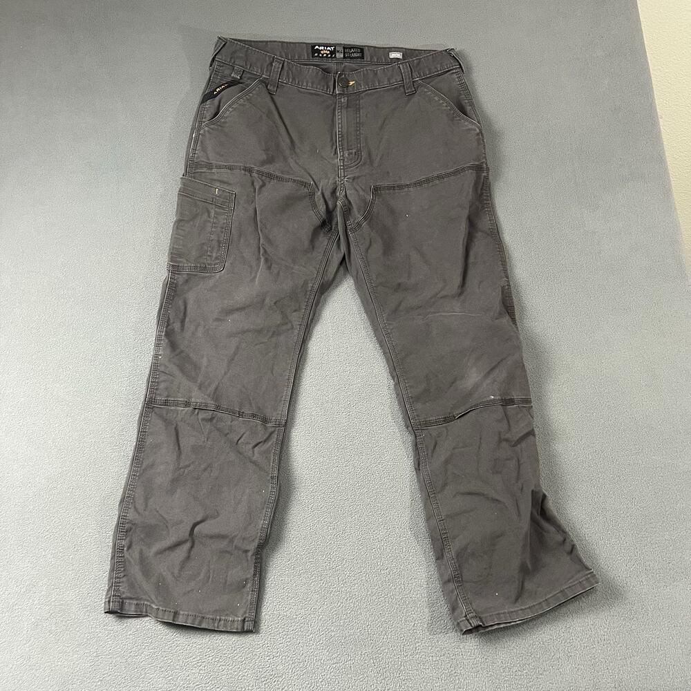 Ariat Rebar M4 Jeans Mens 34X30 Relaxed Straight Double Knee Workwear